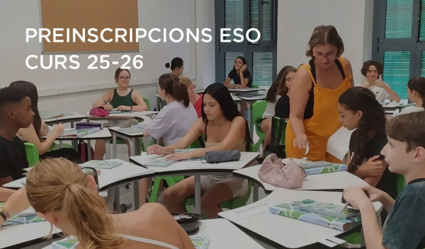 Preinscripcions ESO 25-26